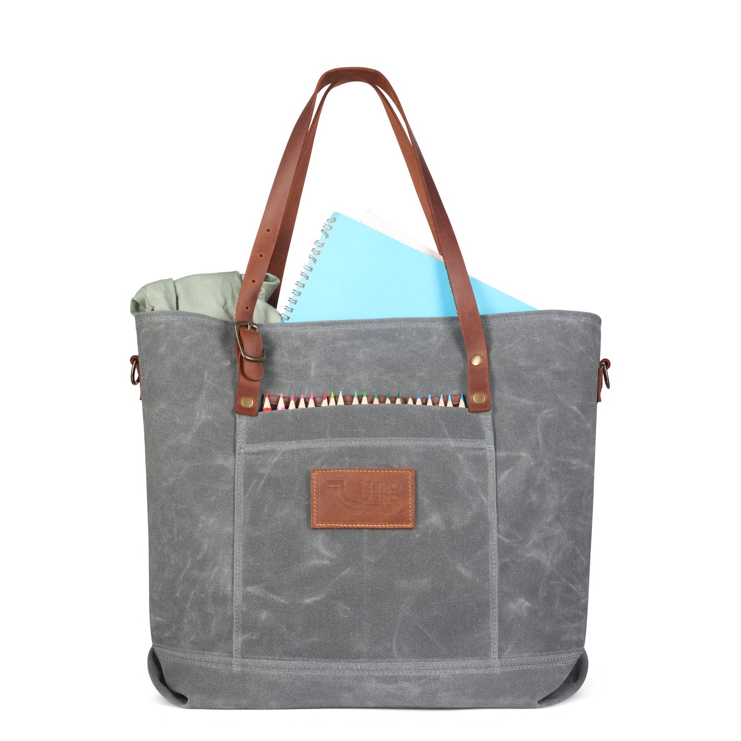 ZERO ZERO START XL SPORT & STYLE CARRYALL, Blue Wax with Items