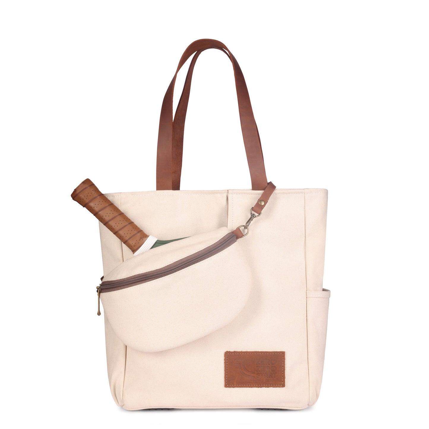 Mini Totemate Bag - White - On Bag with Paddle